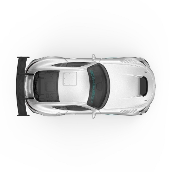 Imagine Mașinuță metalică Mercedes AMG scara 1:43