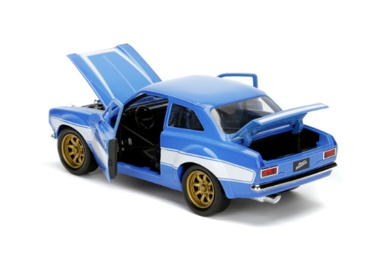 Imagine Jada Fast and Furious mașinuță metalică Brian’s Ford Escort scara 1:24