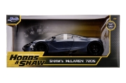 Imagine Jada Fast and Furious mașinuță metalică Shaw’s McLaren 720S scara 1:24