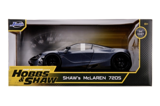 Imagine Jada Fast and Furious mașinuță metalică Shaw’s McLaren 720S scara 1:24