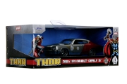 Imagine Jada Marvel set figurină metalică Thor și mașinuța Chevy Chevelle SS scara 1:32