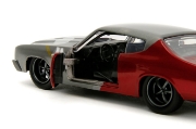 Imagine Jada Marvel set figurină metalică Thor și mașinuța Chevy Chevelle SS scara 1:32