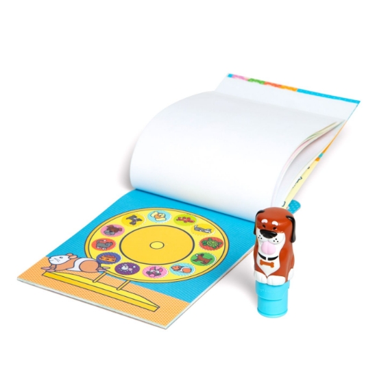 Imagine MELISSA AND DOUG SET DE JOACA AUTOCOLANTE SI STAMPILA CU CATELUS REINCARCABILA