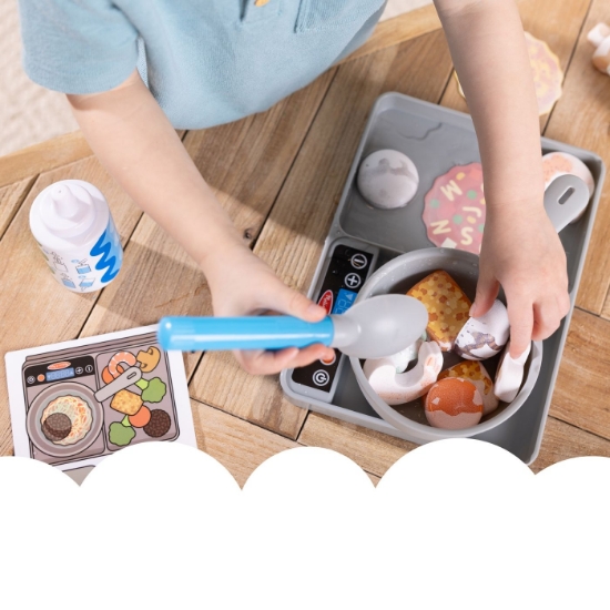 Imagine MELISSA AND DOUG SET DE JOACA DIN LEMN PENTRU GATIT CU SCHIMBAREA CULORII WATER WOW