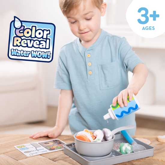 Imagine MELISSA AND DOUG SET DE JOACA DIN LEMN PENTRU GATIT CU SCHIMBAREA CULORII WATER WOW