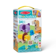 Imagine MELISSA AND DOUG SET DE CONSTRUCTIE DIN LEMN ANIMALE DIN SAFARI