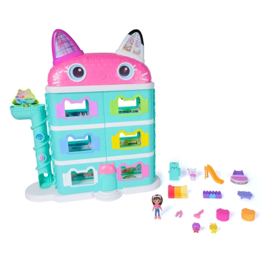 Imagine GABBYS DOLLHOUSE FILMUL CASA DE PAPUSI A LUI GABBYS MEOW MAZING CU ACCESORII