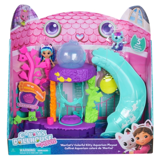 Imagine GABBYS DOLLHOUSE FILMUL SET ACVARIUL COLORAT CU FIGURINA SI ACCESORII