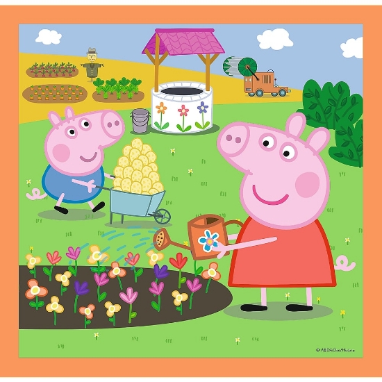 Imagine PUZZLE TREFL 3IN1 INVENTIVA PEPPA PIG