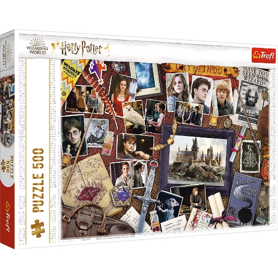 Imagine PUZZLE TREFL 500 HARRY POTTER - MEMORIILE DE LA HOGWART