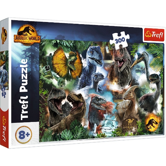 Imagine PUZZLE TREFL 300 JURRASIC WORLD DINOZAURII FAVORITI