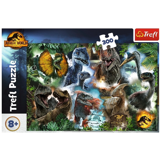 Imagine PUZZLE TREFL 300 JURRASIC WORLD DINOZAURII FAVORITI