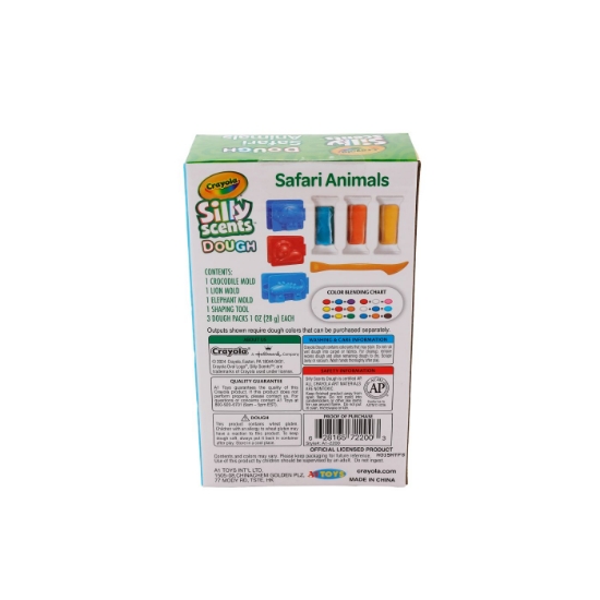 Imagine CRAYOLA SILLY SCENTS SET MIC ANIMALELE DIN SAFARI CU ACCESORII