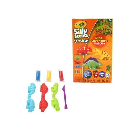 Imagine CRAYOLA SILLY SCENTS SET MIC DINOZAUR CU ACCESORII
