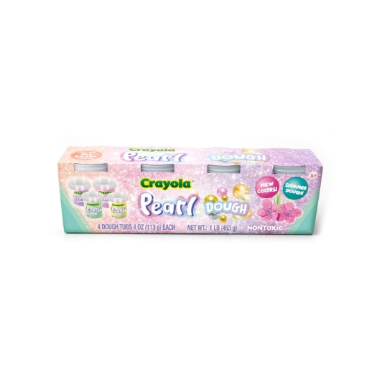 Imagine CRAYOLA PEARL SET 4 BORCANASE CU PLASTELINA SIDEFATA