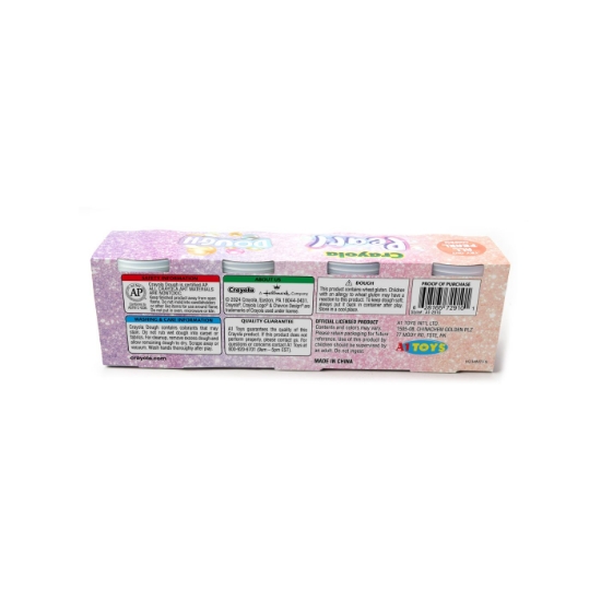 Imagine CRAYOLA PEARL SET 4 BORCANASE CU PLASTELINA SIDEFATA