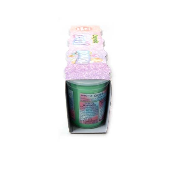 Imagine CRAYOLA PEARL SET 4 BORCANASE CU PLASTELINA SIDEFATA