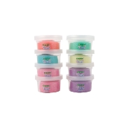Imagine CRAYOLA PEARL SET 8 BORCANASE CU PLASTELINA SIDEFATA