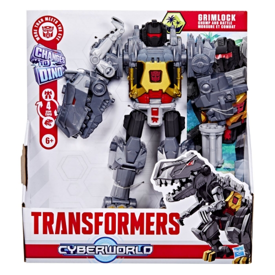 Imagine TRANSFORMERS CYBERWORLD ROBOT GRIMLOCK TRANSFORMABIL IN DINOZAUR