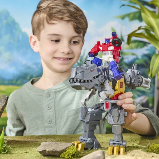 Imagine TRANSFORMERS CYBERWORLD ROBOT GRIMLOCK TRANSFORMABIL IN DINOZAUR