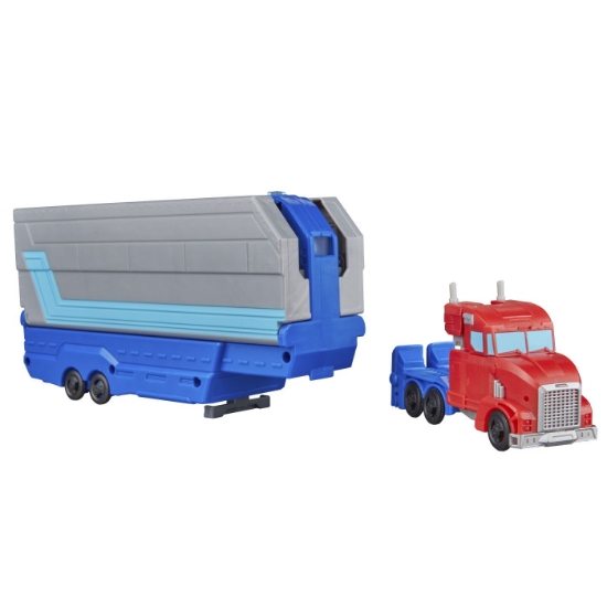 Imagine TRANSFORMERS EARTHSPARK CAMION CU REMORCA DE LUPTA OPTIMUS PRIME