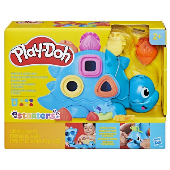Imagine PLAY DOH JUCARIE CU ACTIVITATI DINOZAUR CU FORME SI CULORI