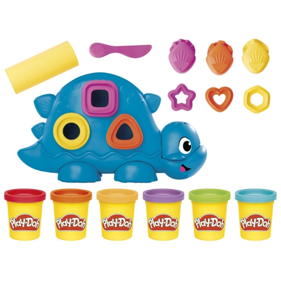 Imagine PLAY DOH JUCARIE CU ACTIVITATI DINOZAUR CU FORME SI CULORI