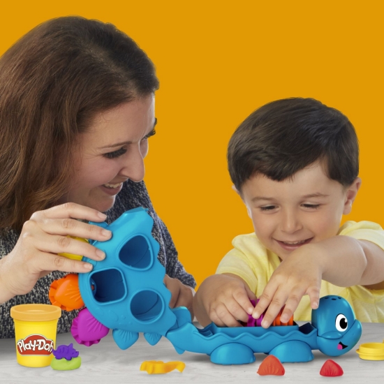 Imagine PLAY DOH JUCARIE CU ACTIVITATI DINOZAUR CU FORME SI CULORI