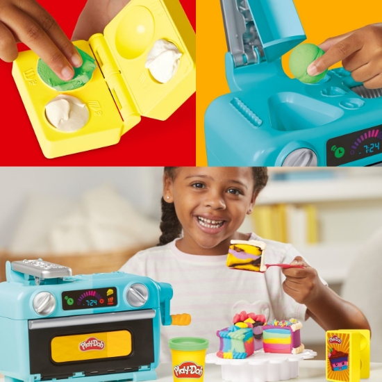 Imagine PLAY DOH SET DE JOACA FELII DE TORT 