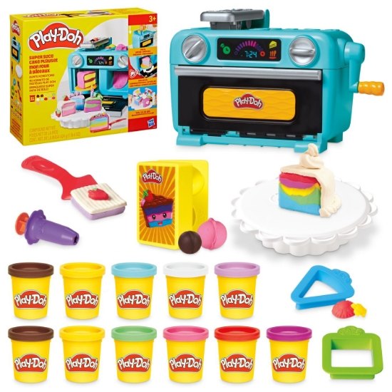Imagine PLAY DOH SET DE JOACA FELII DE TORT 