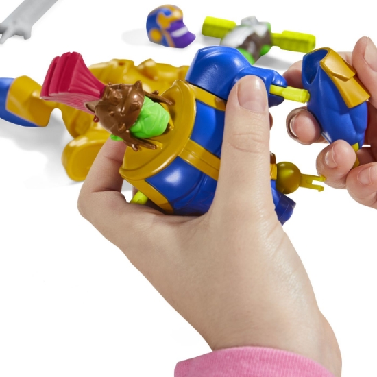 Imagine MARVEL AVENGERS MIX MASHERS SET FIGURINA THANOS 12CM SI ACCESORII