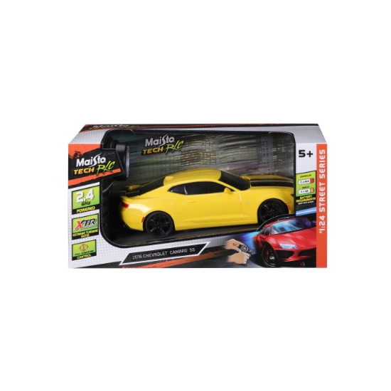 Imagine MAISTO MASINUTA CU TELECOMANDA 2.4GHz CHEVROLET CAMARO SS 2016 SCARA 1 LA 24