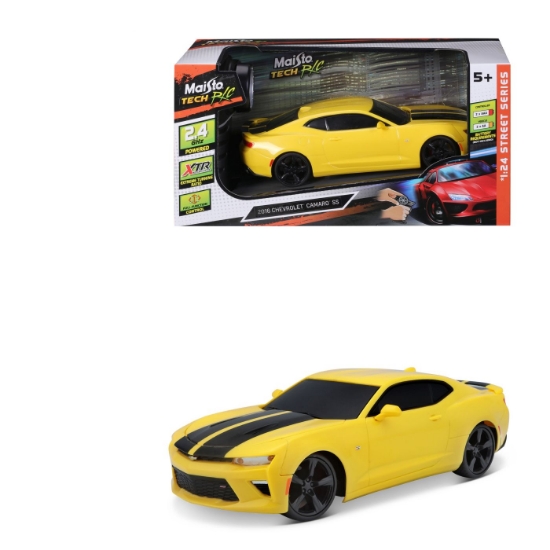 Imagine Maisto mașinuța cu telecomandă 2.4GHz Chevrolet Camaro SS 2016 scara 1:24