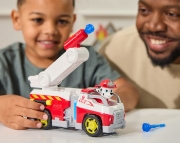 Imagine PATRULA CATELUSILOR VEHICUL DE SALVARE MASINA DE POMPIERI SI FIGURINA MARSHALL
