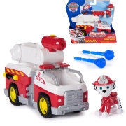 Imagine PATRULA CATELUSILOR VEHICUL DE SALVARE MASINA DE POMPIERI SI FIGURINA MARSHALL