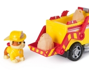 Imagine PATRULA CATELUSILOR VEHICUL DE SALVARE MASINA DE POMPIERI SI FIGURINA RUBBLE