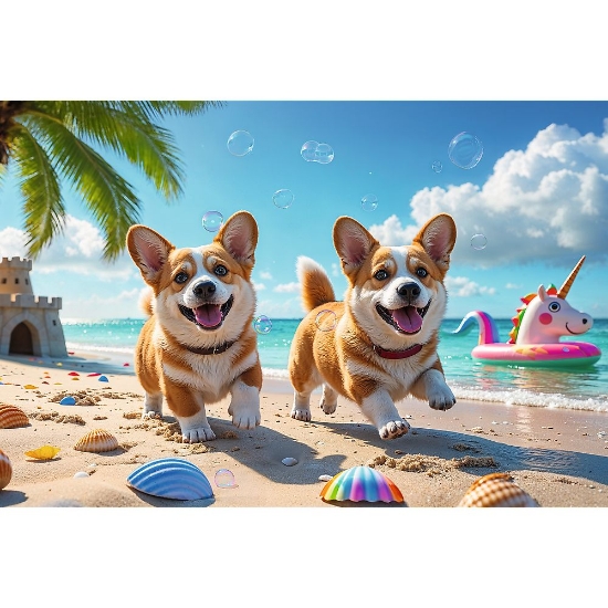 Imagine PUZZLE TREFL 100 CATEL CORGI