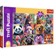 Imagine PUZZLE TREFL 300 PORTRETE AMUZANTE DE ANIMALE