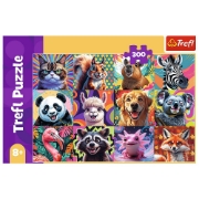 Imagine PUZZLE TREFL 300 PORTRETE AMUZANTE DE ANIMALE