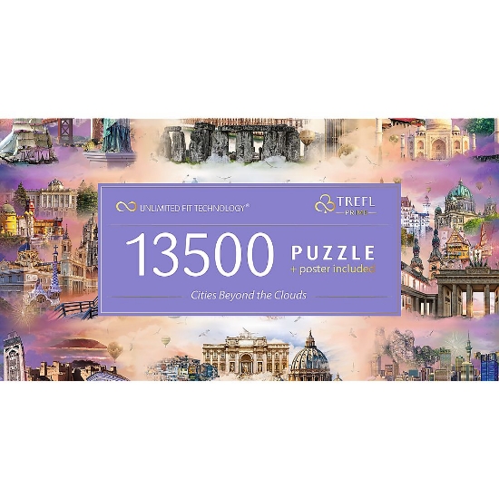 Imagine PUZZLE TREFL UFT 13500 ORASE DE DINCOLO DE NORI