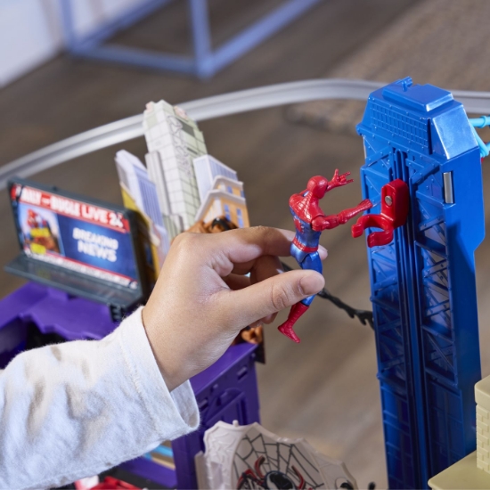 Imagine SET DE JOACA MARVEL SPIDER MAN VENOM VERSUS WEB CITY SLINGING