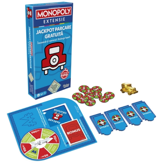 Imagine Monopoly Extensie Jackpot de parcare gratuita pentru jocul Monopoly in limba romana