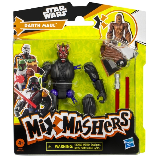 Imagine STAR WARS MIX MASHERS SET FIGURINA DARTH MAUL 12CM SI ACCESORII