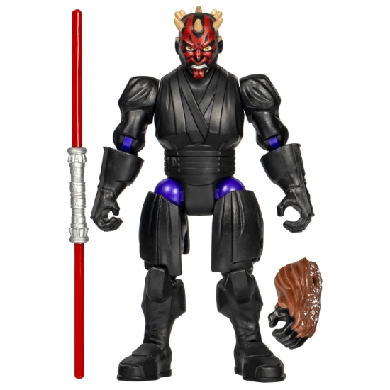 Imagine STAR WARS MIX MASHERS SET FIGURINA DARTH MAUL 12CM SI ACCESORII