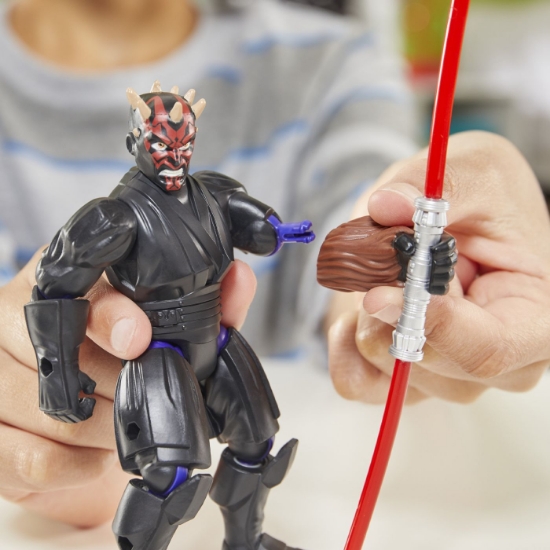 Imagine STAR WARS MIX MASHERS SET FIGURINA DARTH MAUL 12CM SI ACCESORII