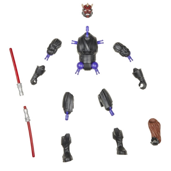 Imagine STAR WARS MIX MASHERS SET FIGURINA DARTH MAUL 12CM SI ACCESORII