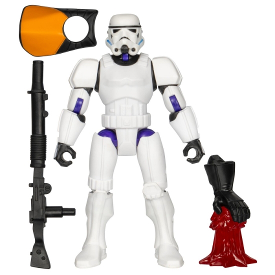 Imagine STAR WARS MIX MASHERS SET FIGURINA STORMTROOPER 12CM SI ACCESORII