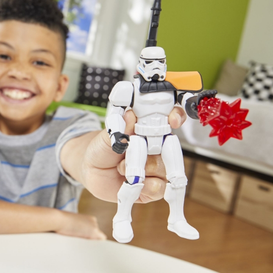 Imagine STAR WARS MIX MASHERS SET FIGURINA STORMTROOPER 12CM SI ACCESORII
