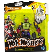 Imagine STAR WARS MIX MASHERS SET FIGURINA BOBA FETT 12CM SI ACCESORII