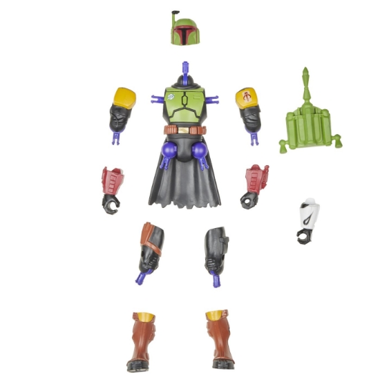 Imagine STAR WARS MIX MASHERS SET FIGURINA BOBA FETT 12CM SI ACCESORII